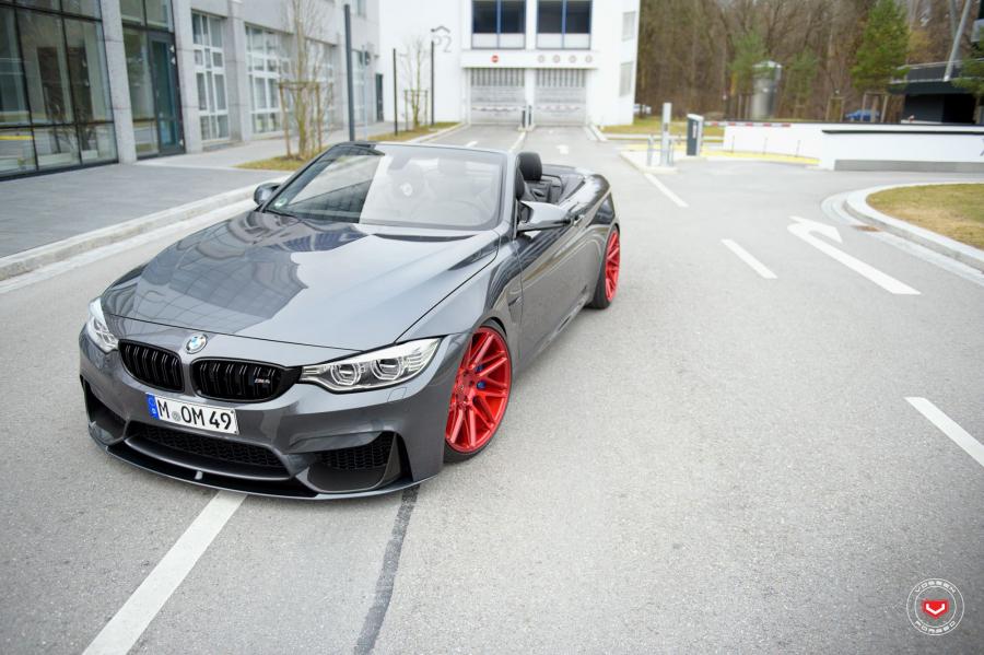  BMW M4 Convertible on Vossen Wheels (VPS-314T) 2017 года  (фото 6 из 32)